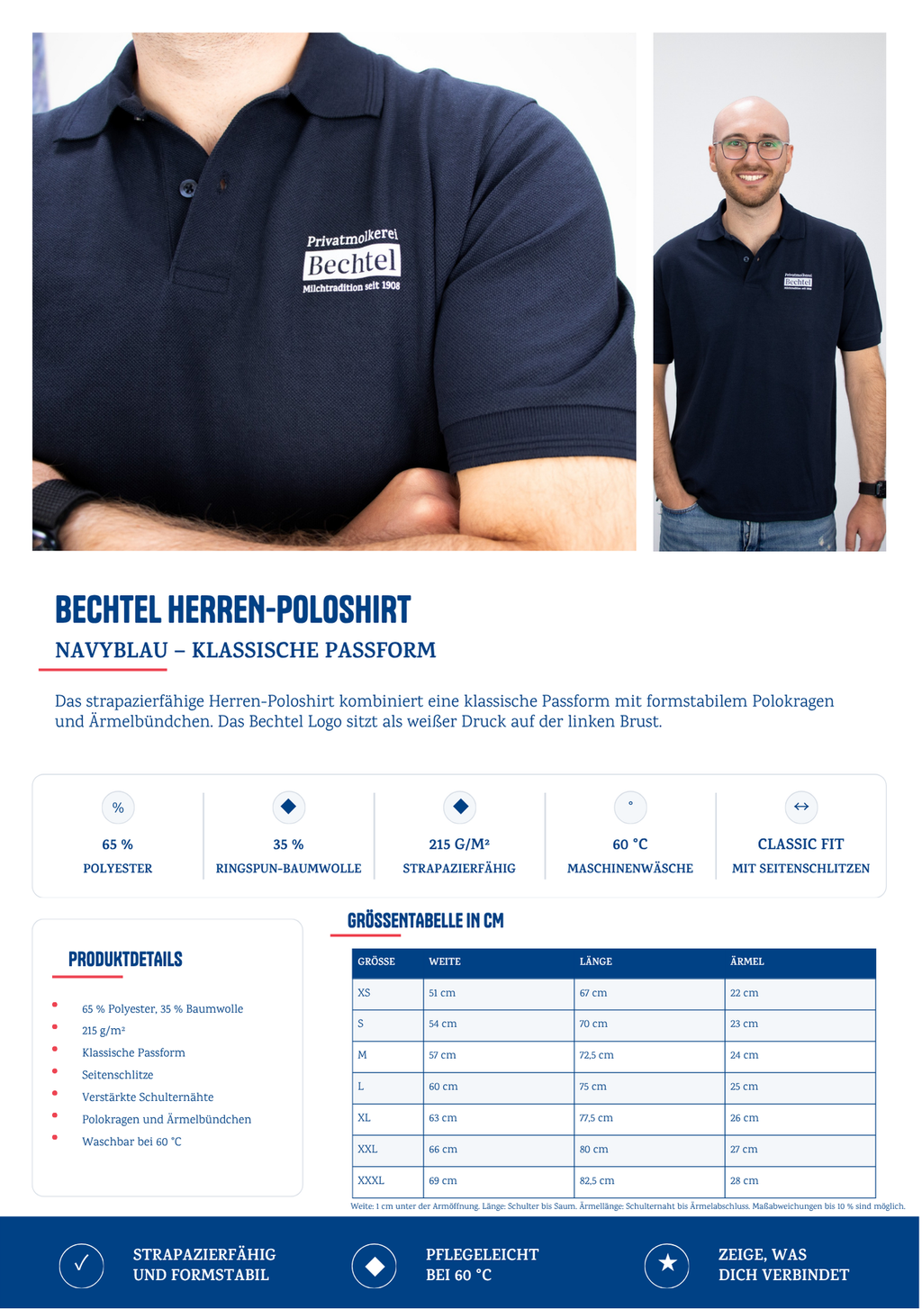 Bechtel Poloshirt Herren
